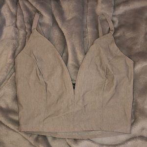 Urban Behavior Tops - Structured Crop Top Urban Behavior Tops - Structured Crop Top